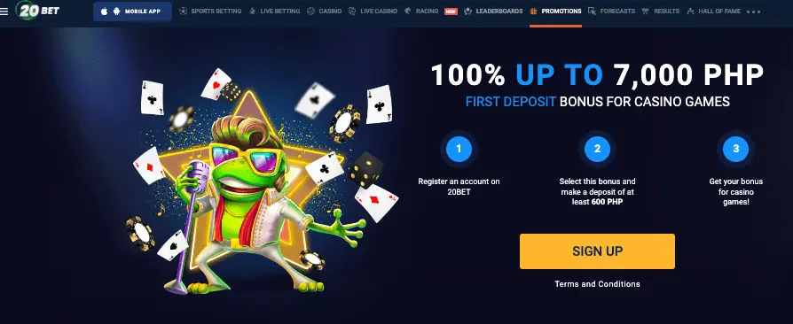 20bet bonus